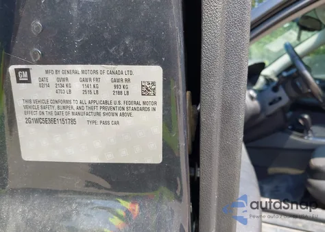 2014 Chevrolet Impala Limited Ltz from USA, damaged, VIN 2G1WC5E36E1151785